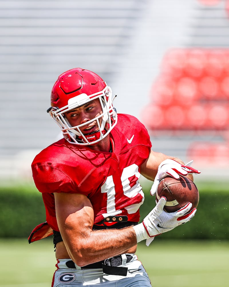 Georgia football practice