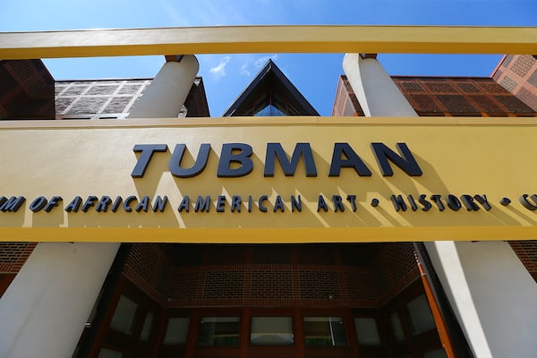 The main entrance of the Tubman Museum of African American Art, History and Culture on Wednesday, May 6, 2015, in Macon. Curtis Compton / ccompton@ajc.com