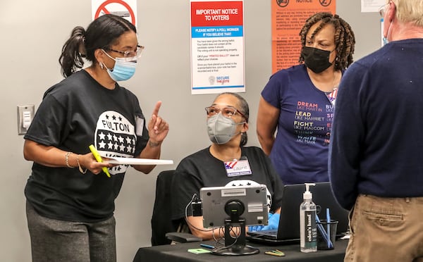 Georgia election officials are aiming to hire thousands of workers to help run this year's election. (John Spink / John.Spink@ajc.com)


