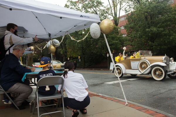 This year's Georgia Tech Wreck Parade, held Oct. 11, 2020, was recorded so viewers could watch from home. GARRETT SHOEMAKER/ Technique