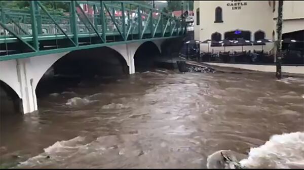 The Chattahoochee River rises in Helen. (Richard Elliot / Channel 2 Action News)