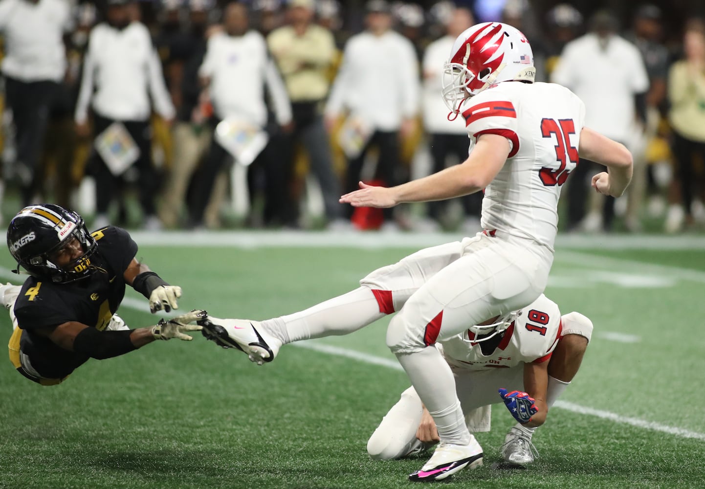 Photos: Day 2 of HS state title games at Mercedes-Benz Stadium