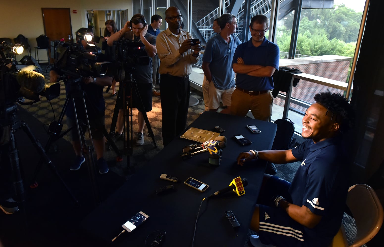 Photos: Media days at Georgia Tech