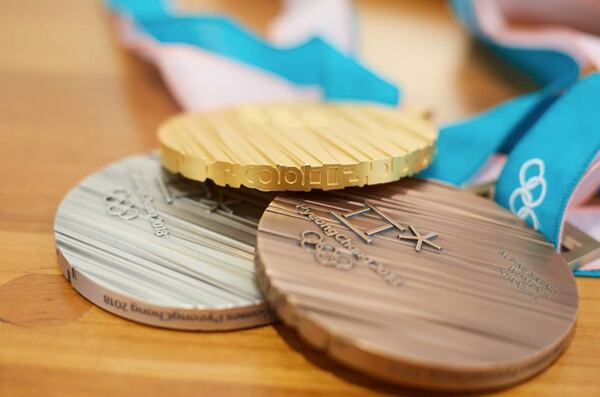 The 2018 PyeongChang Winter Olympic medals were unveiled on Wednesday.