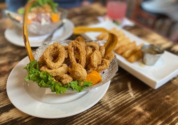 Crispy Ceviche from Pisco Latin Kitchen & Ceviche Bar. (Ligaya Figueras / ligaya.figueras@ajc.com)