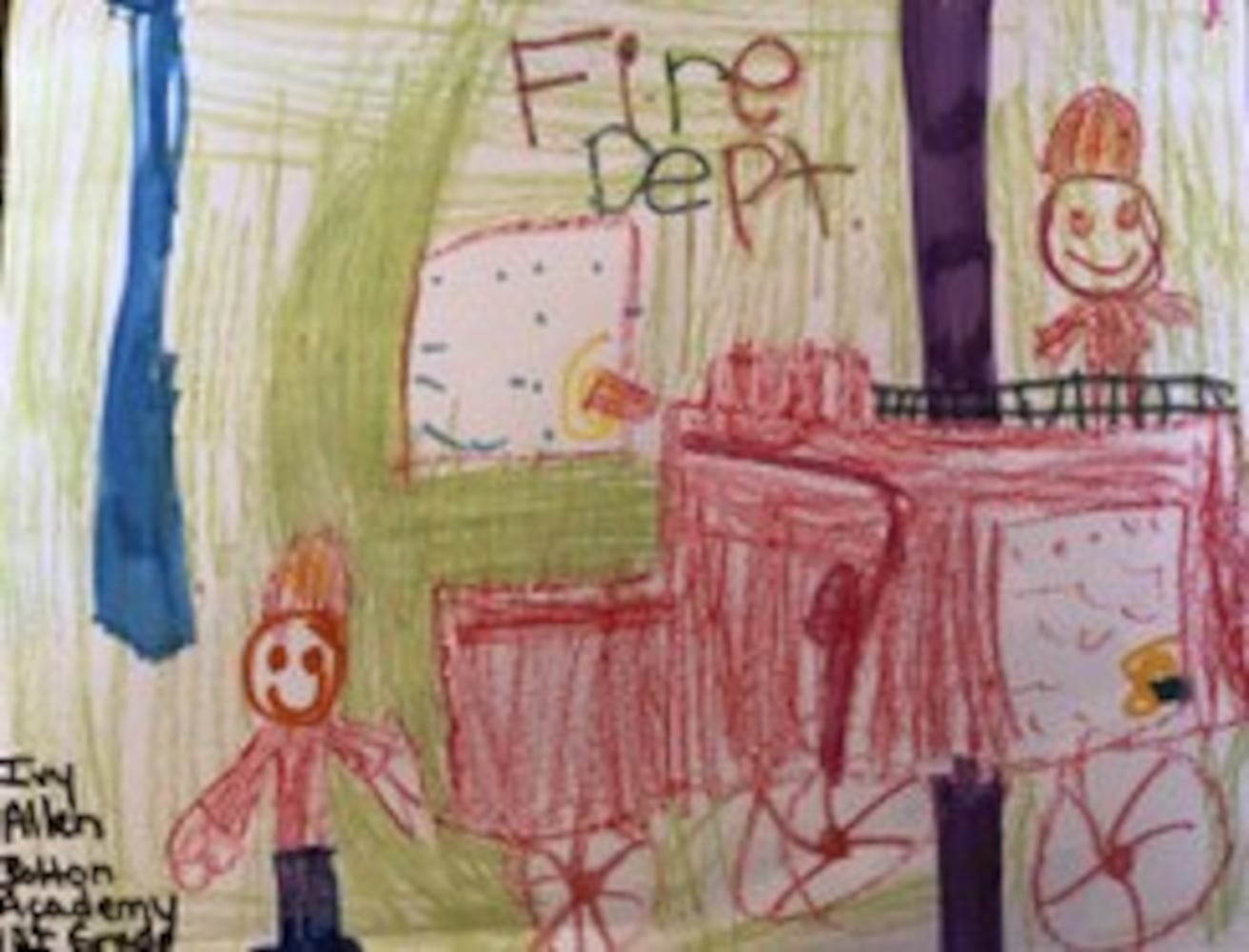 Art from the Heart: Kids thank front-line public safety workers