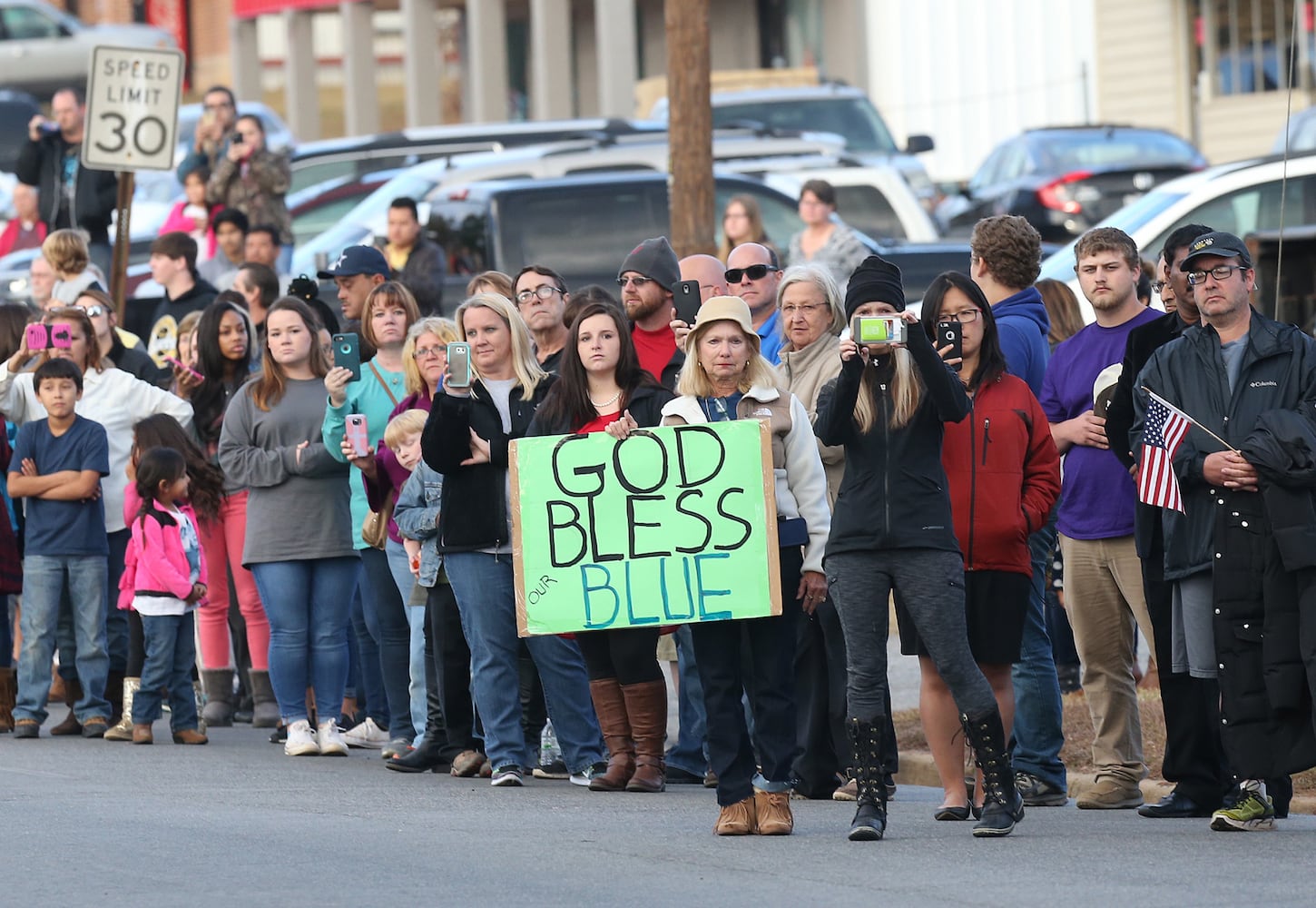 Funeral for slain Americus police officer Nicholas Ryan Smarr