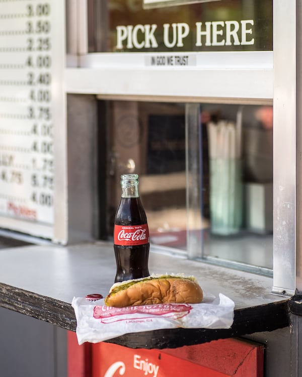 The hot dogs at Charlie Joseph's are boiled and the buns are steamed. Courtesy of Visit LaGrange