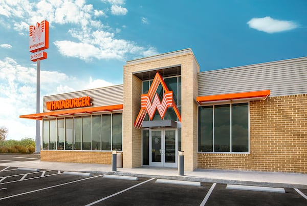 The Kennesaw location features Whataburger's new building prototype. Courtesy of Whataburger