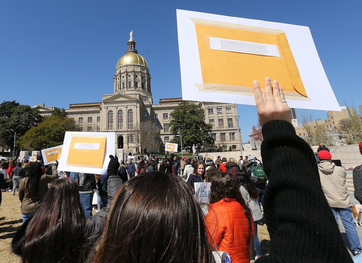 National School Walkout: Metro Atlanta students protest gun violence