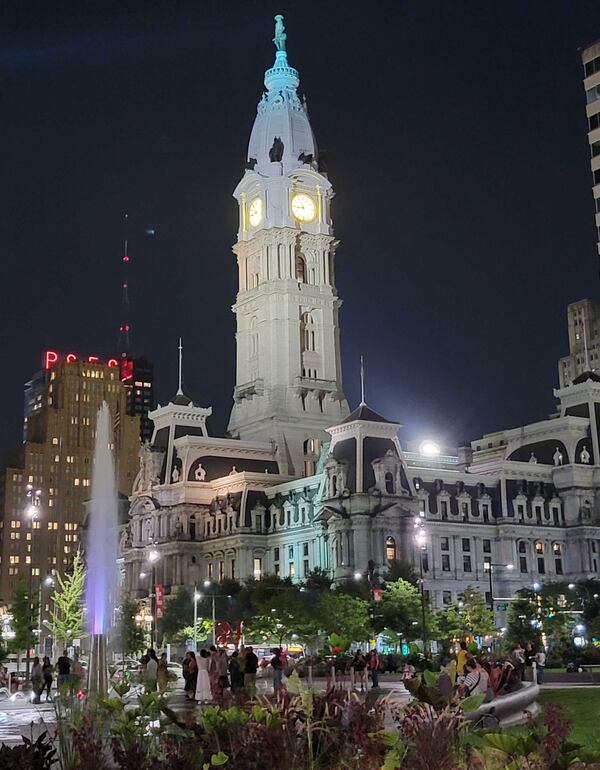 Philadelphia City Hall in August 2023.