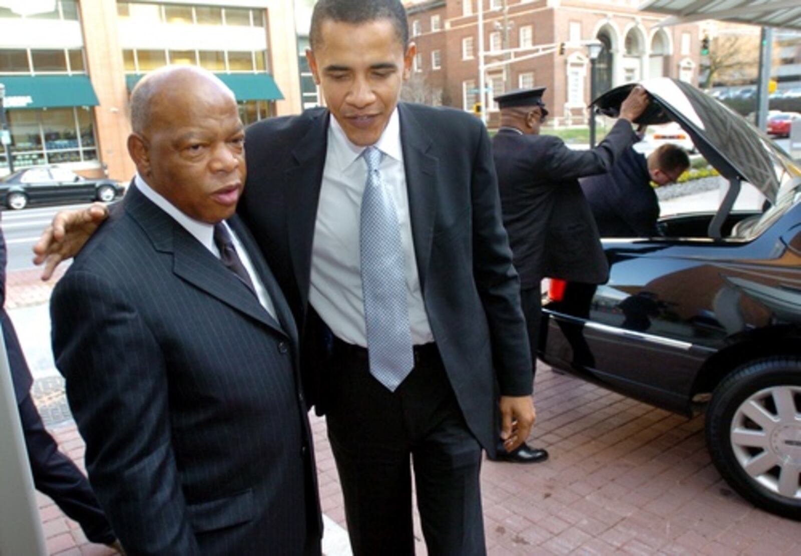 After much fanfare and then silence, U.S. Rep. John Lewis switched his support from Clinton to Obama. "Something's happening in America, something some of us did not see coming," Lewis said in February. "Barack Obama has tapped into something that is extraordinary."