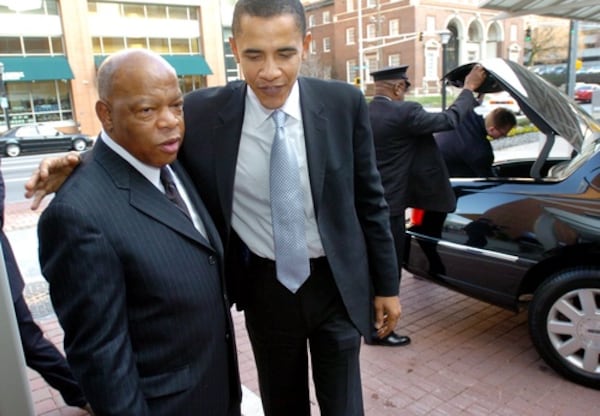 After much fanfare and then silence, U.S. Rep. John Lewis switched his support from Clinton to Obama. "Something's happening in America, something some of us did not see coming," Lewis said in February. "Barack Obama has tapped into something that is extraordinary."