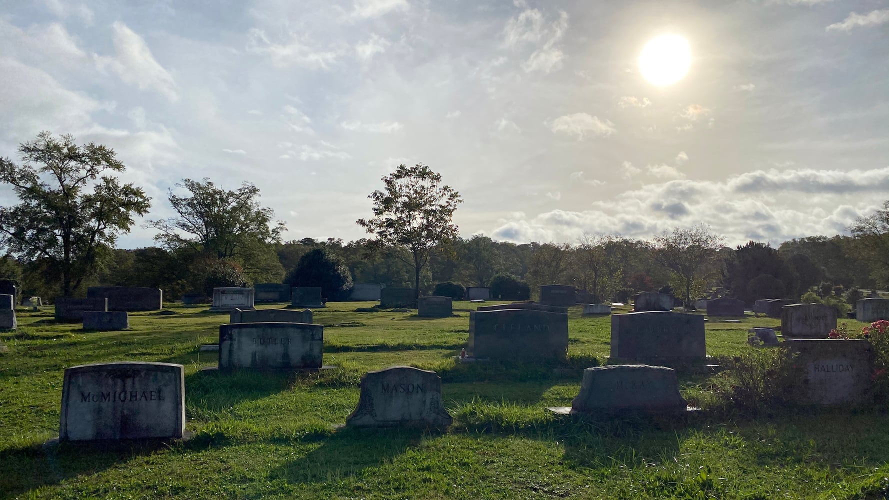 Decatur Cemetery after the storm