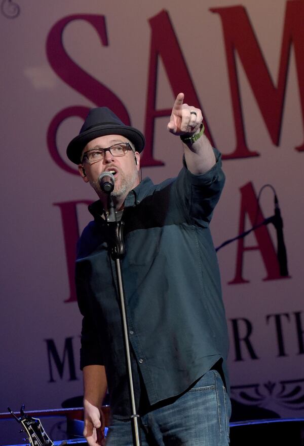 NASHVILLE, TN - NOVEMBER 02: Bart Miliard MercyMe performs at the first of six monthly concerts hosted by Steven Curtis Chapman, Sam's Place - Music For The Spirit at Ryman Auditorium on November 2, 2014 in Nashville, Tennessee. (Photo by Rick Diamond/Getty Images)