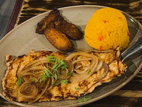 You can get pollo a la plancha at Pisco Latin Kitchen. Henri Hollis/henri.hollis@ajc.com