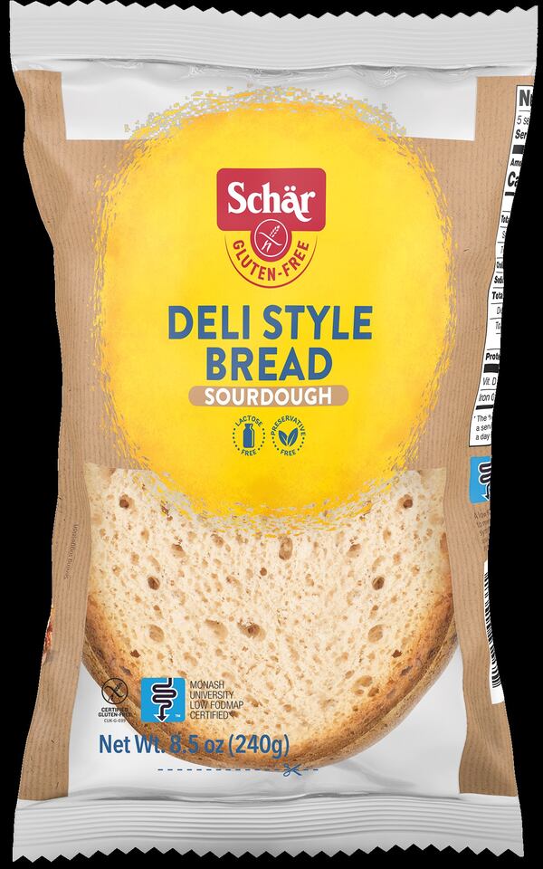 Gluten-free sourdough bread. (Courtesy of Schar)