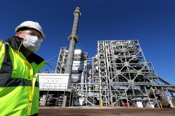 012821 Carnesville: Plant manager David Groves makes his rounds at the Georgia Renewable Power, Biomass facility on Thursday, Jan. 28, 2021, in Carnesville. Despite some challenges biomass is on the rise in Georgia    Curtis Compton / Curtis.Compton@ajc.com”