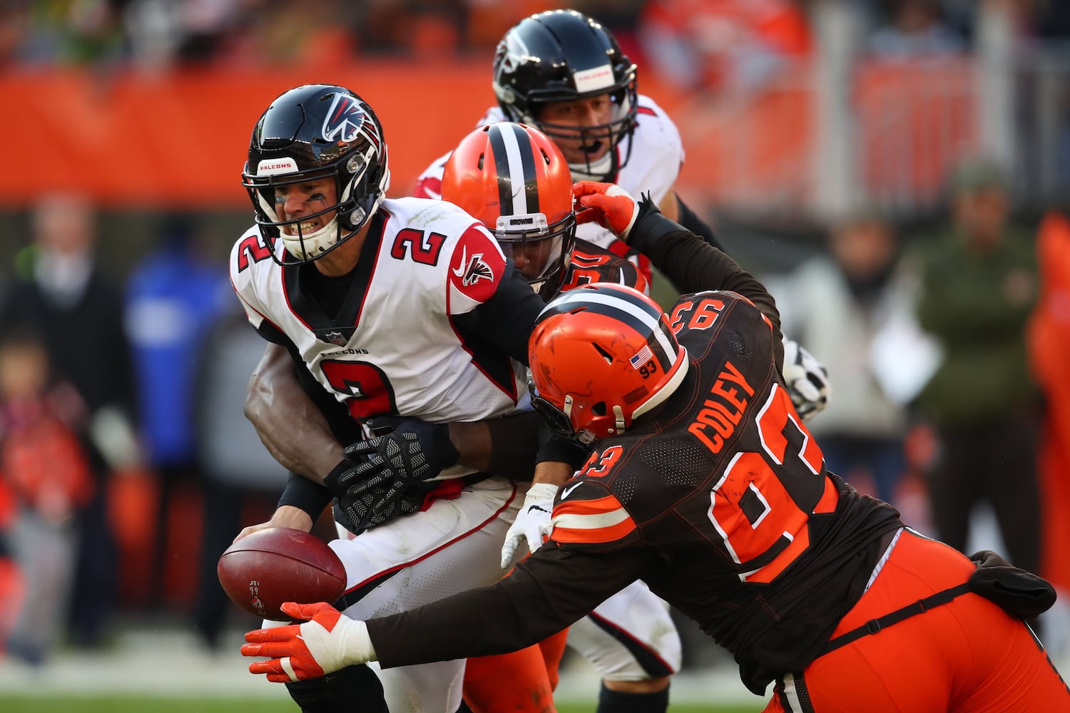 Photos: Falcons fall in ugly loss to Browns