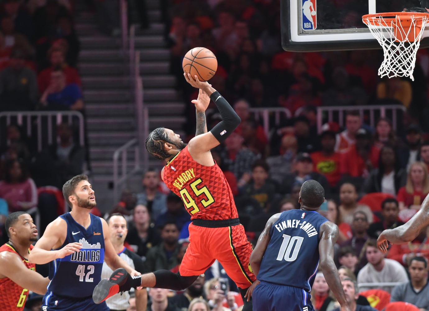 Photos: Hawks rally to beat Mavs in home opener