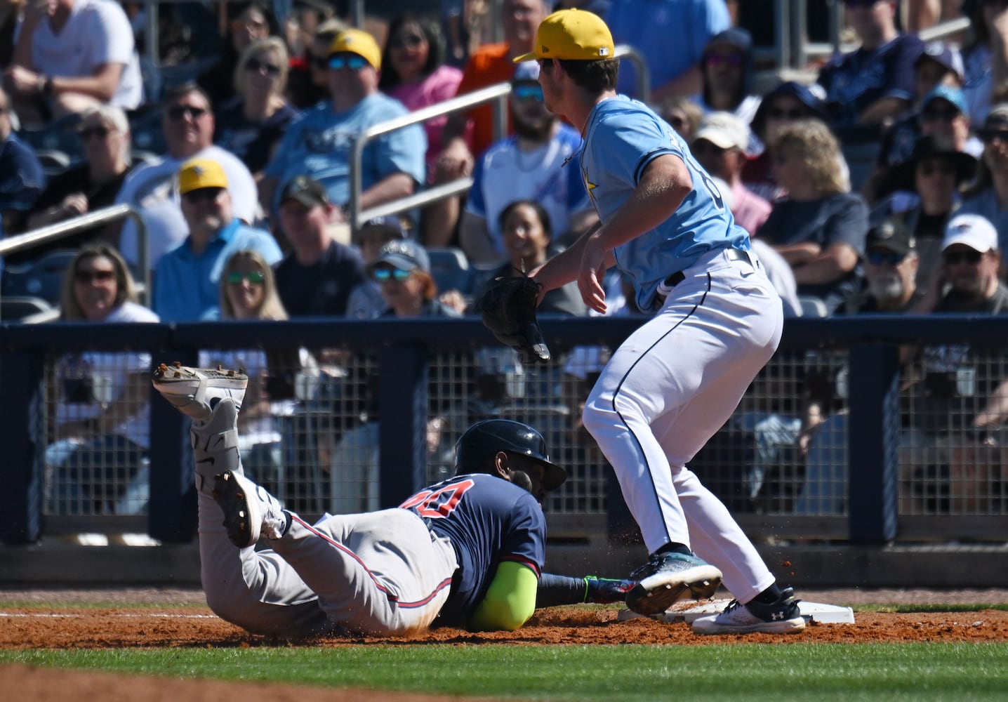 Braves vs Rays Spring Training game 