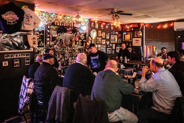 Pinkie Masters bar in Savannah, GA on December 23, 2024. (Justin Taylor/The Atlanta Journal-Constitution)