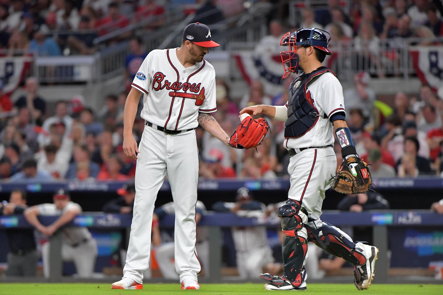 Photos: Acuna hits grand slam as Braves battle Dodgers in Game 3