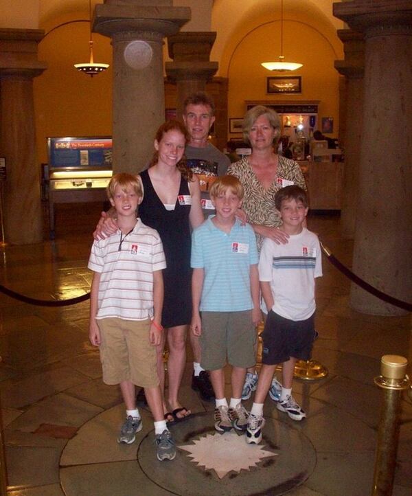 The Torpys in 2008 at the U.S. Capitol, in a photo taken by John Lewis. (Family photo)