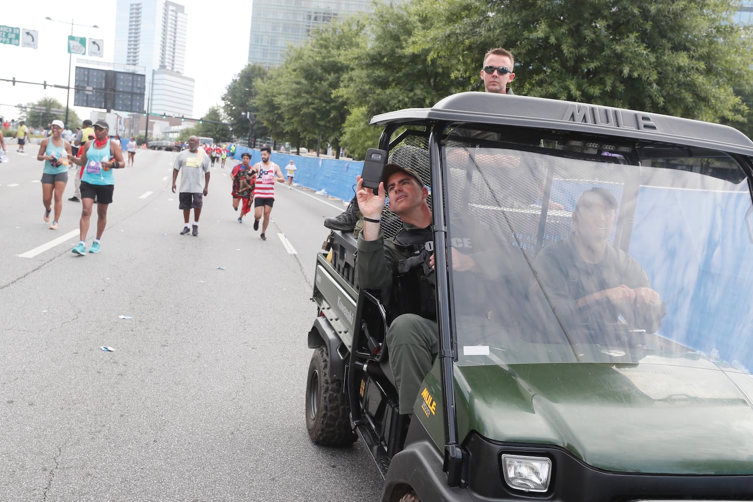 PHOTOS: Scenes at 2019 AJC Peachtree Road Race