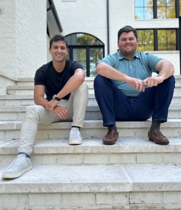 Mitchell Alterman and Sam Lukens are co-founders of a new dating app. Hatched users must match on four personality traits before their personal photo is revealed. The goal is to help people develop more substantive relationships through a fun experience. (Courtesy of Hatched)