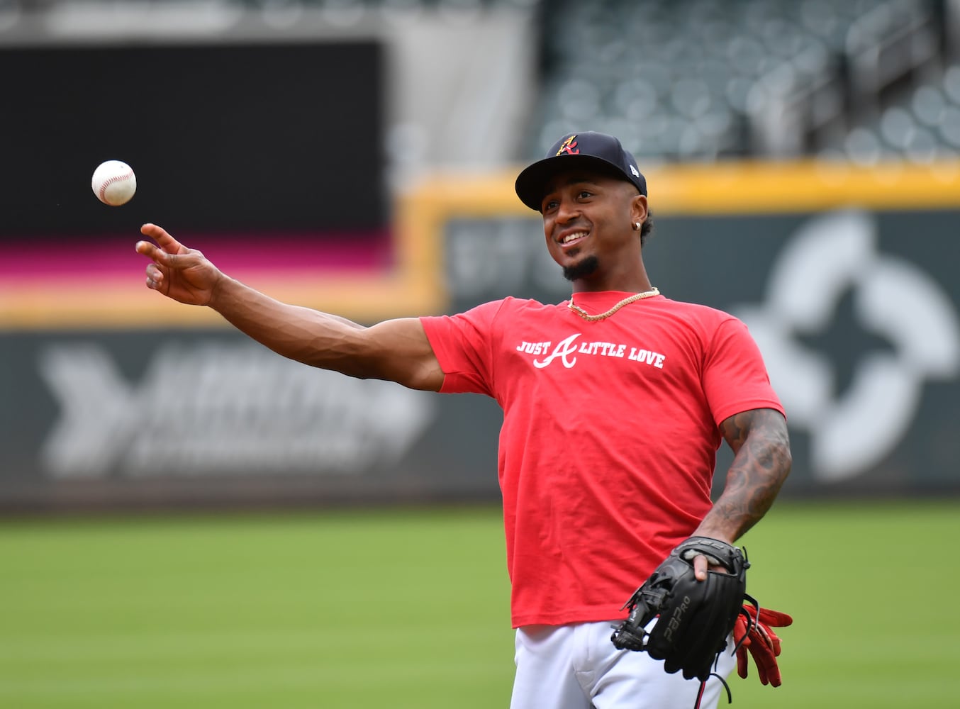 Braves playoff workout photo