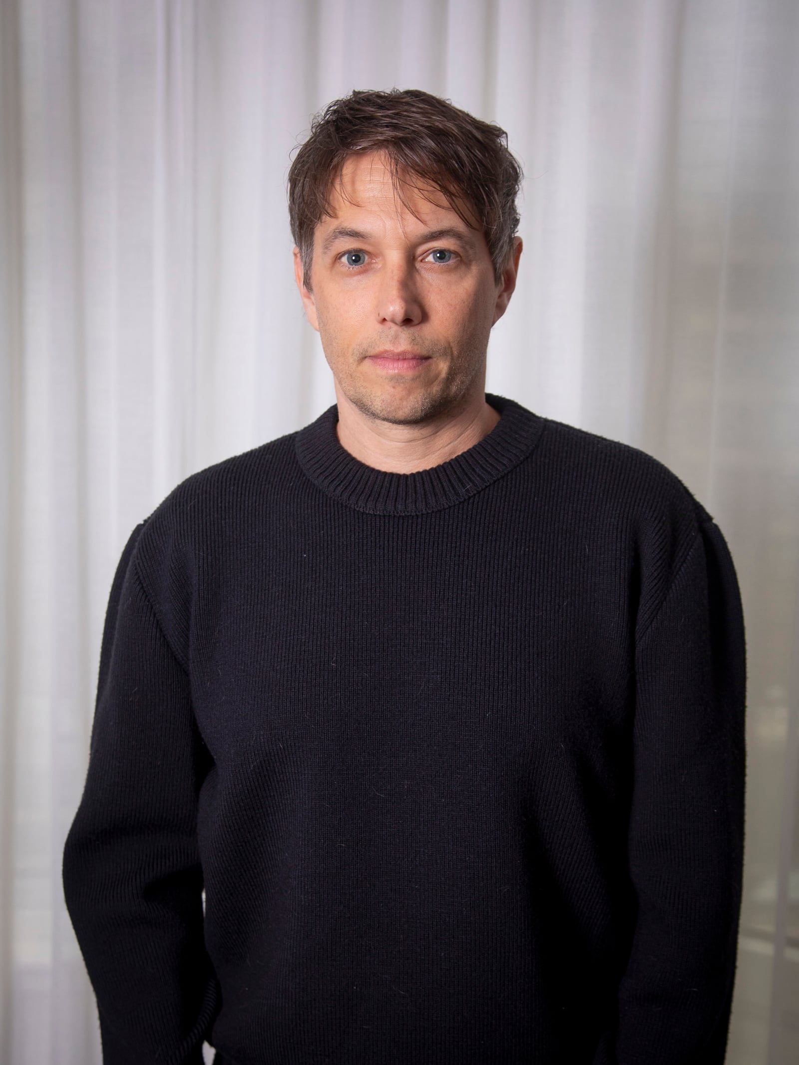 Sean Baker poses for a portrait to promote the film "Anora" on Sunday, Sept. 29, 2024, in New York. (Photo by Andy Kropa/Invision/AP)