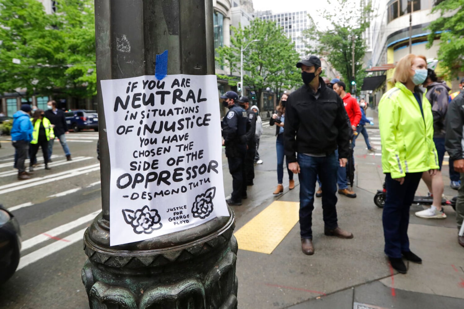 PHOTOS: U.S. cities face protests, fallout Sunday after George Floyd’s death