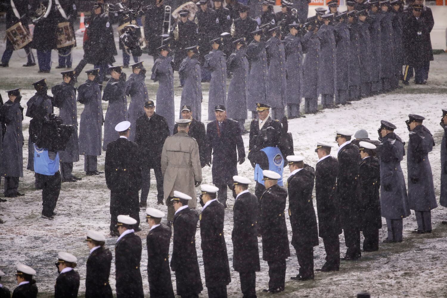 Photos: Army and Navy battle in the snow