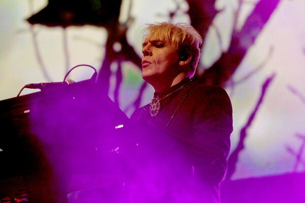 The always-enigmatic Nick Rhodes. (Akili-Casundria Ramsess/Special to the AJC)