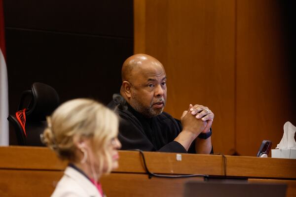 Fulton County Superior Court Judge Ural Glanville presides over the YSL trial on Thursday, April 4, 2024. 