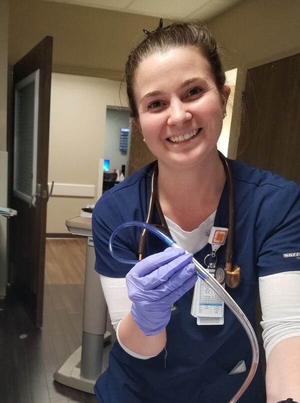 Brittany Hall, a charge nurse and unit educator at the LifeLink Organ Recovery Center at Piedmont Hospital. Courtesy of Brittany Hall