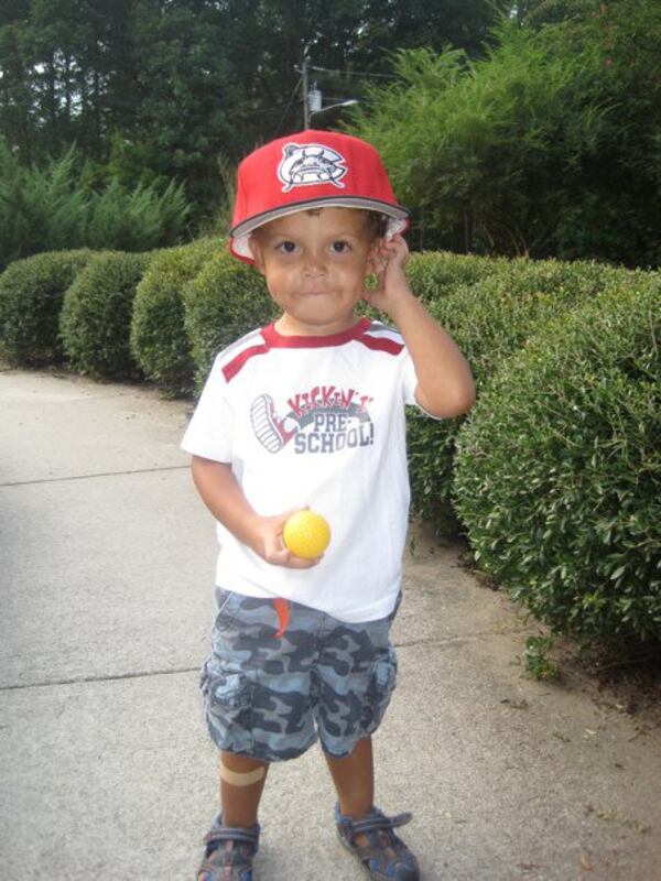 Marc’s nephew Ezra Roebuck of Pittsboro, N.C., the day he was released from the hospital.