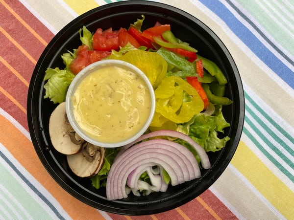 Whatever salad you choose, get it with ranch dressing. They bottle and sell the stuff, because the recipe is that good. Ligaya Figueras/ligaya.figueras@ajc.com
