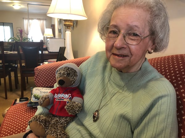 Hazel Hugueley, a long-time fan of the Atlanta Braves, is excited about the postseason.