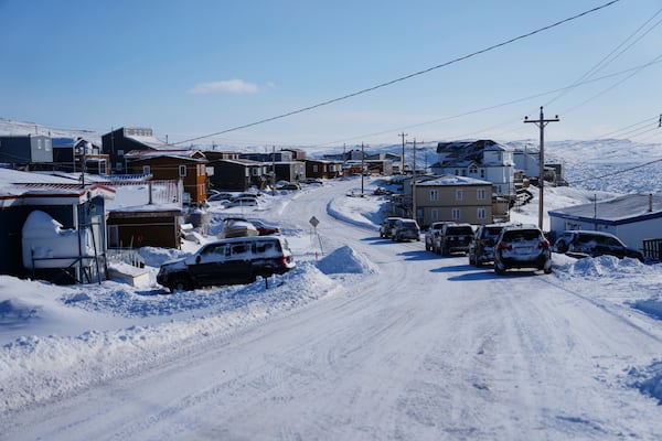 Iqaluit, Nunavut, is shown on Tuesday, March 18, 2025. (Sean Kilpatrick/The Canadian Press via AP)