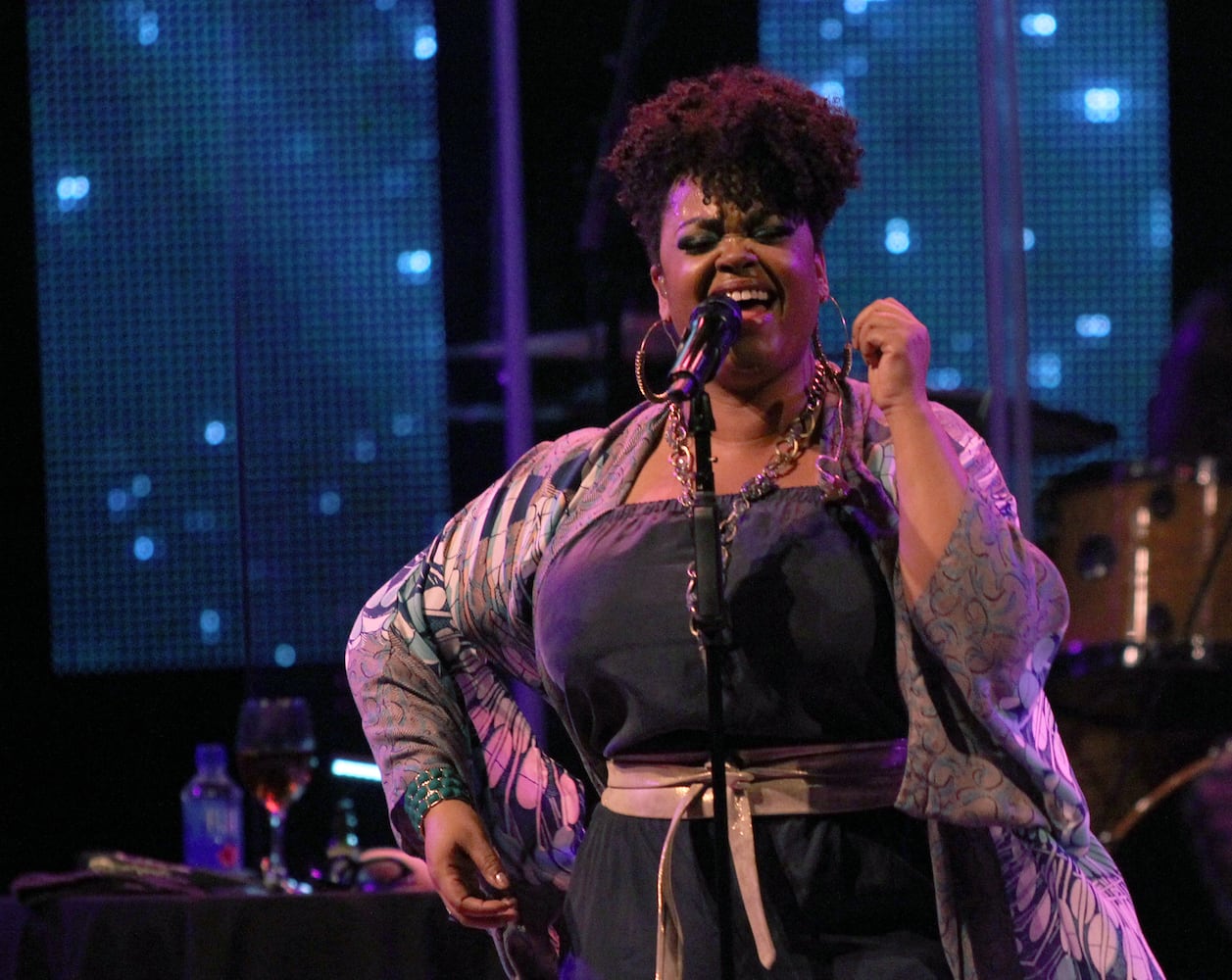 Jill Scott performs at Chastain Park Amphitheatre