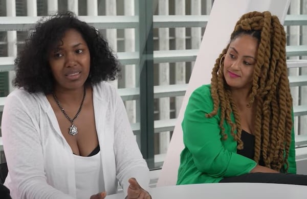 Playwright Candrice Jones (left) and director Lileana Blain-Cruz are working closely together as opening night approaches. Video still: Courtesy of Lincoln Center