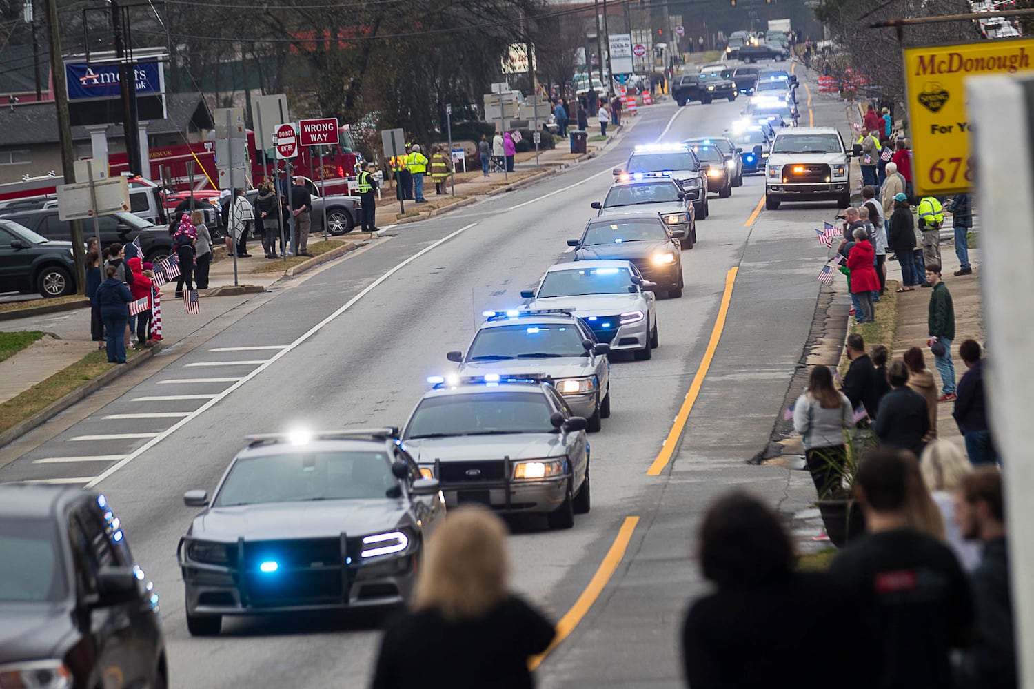 Photos: The funeral for Henry officer Michael Smith