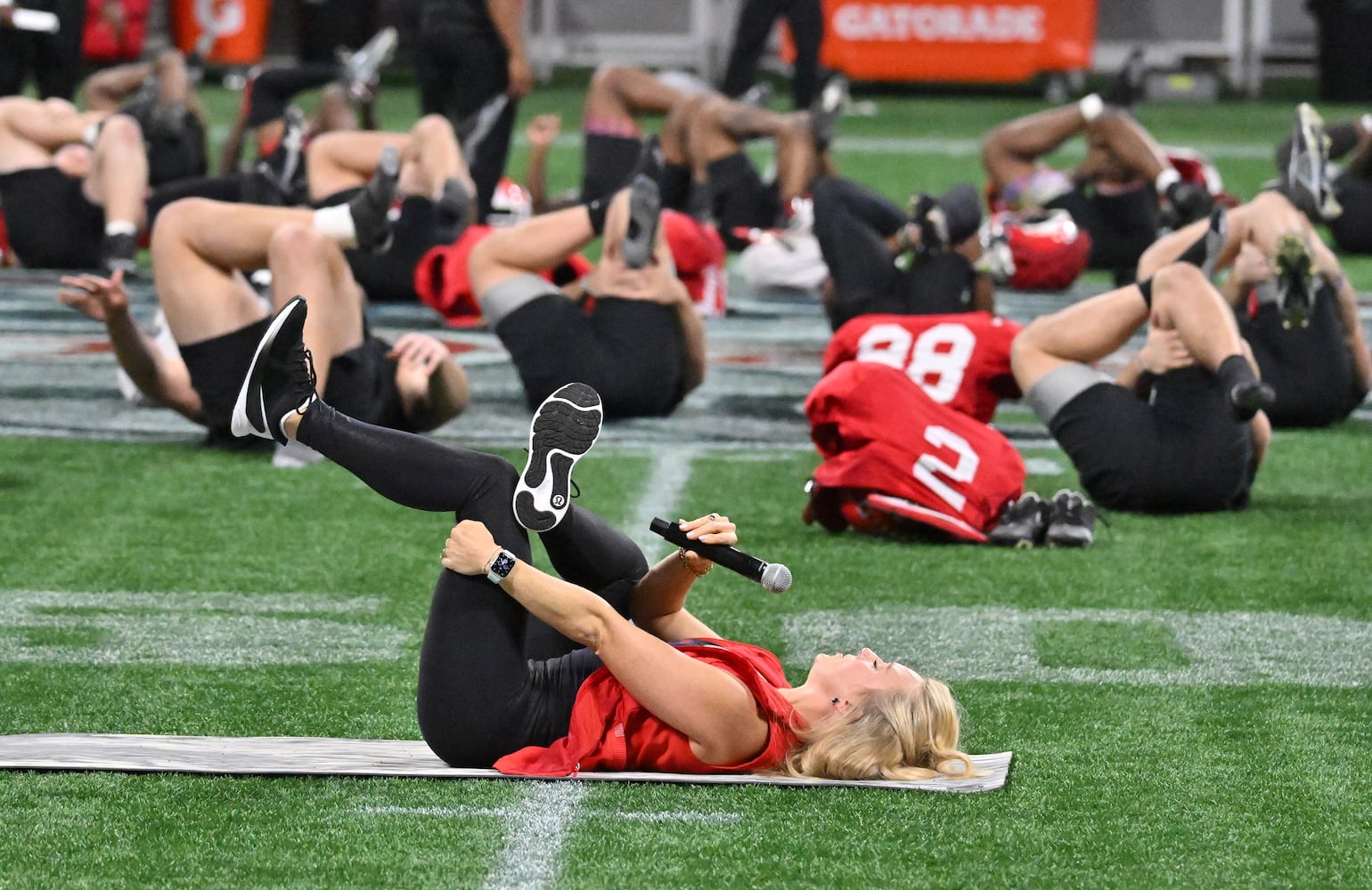 Peach Bowl Georgia practice