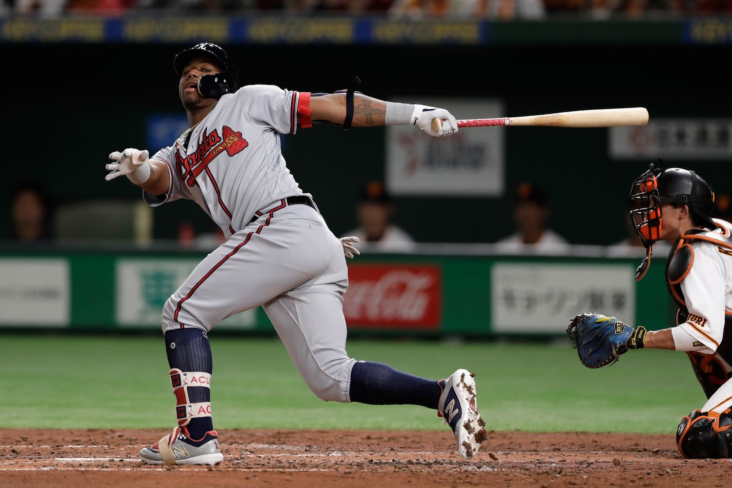 Photos: Braves’ Ronald Acuna playing in Japan