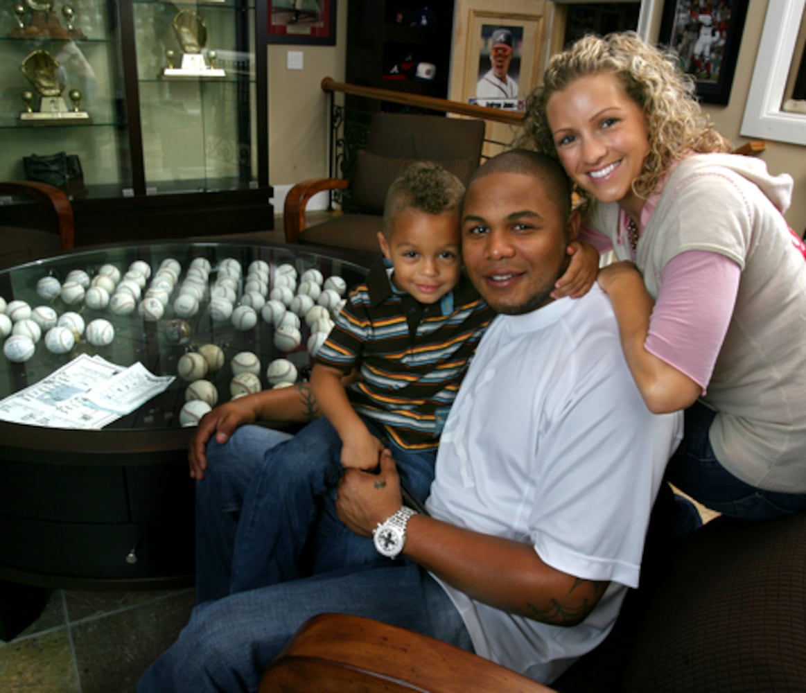 It's all about family at Andruw and Nicole Jones' house