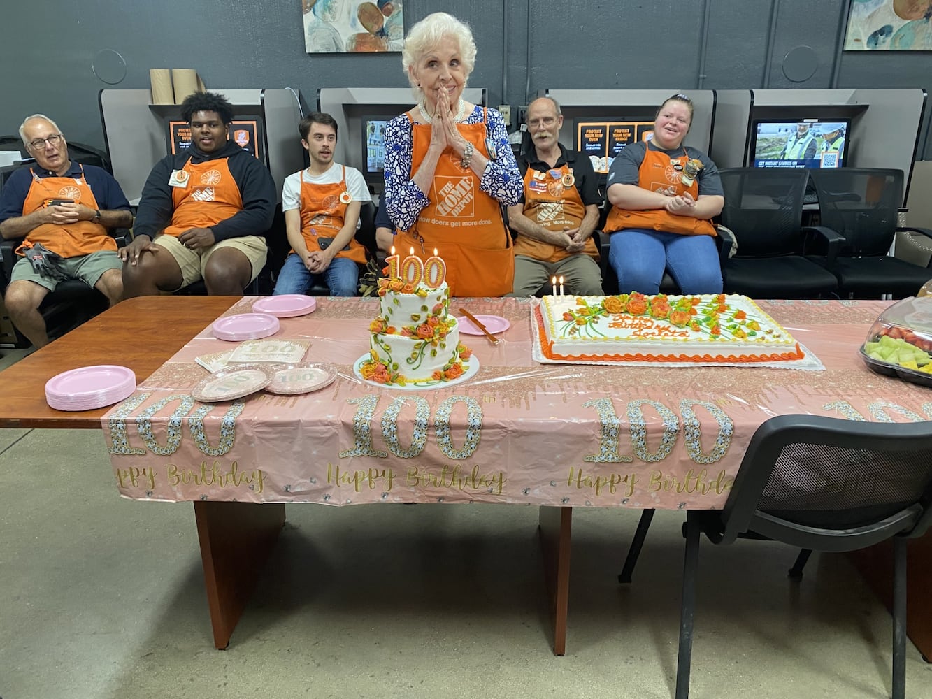 Home Depot’s oldest U.S. worker, 100, gives tips for a long life