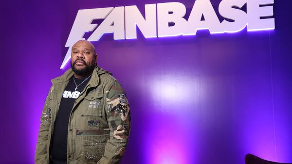 Atlanta, Tuesday March 1, 2022- Music producer Isaac Hayes III, son of soul legend Isaac Hayes, is Founder & CEO of Fanbase, a social media platform where users can monetize content. (Tyson A. Horne / tyson.horne@ajc.com)
