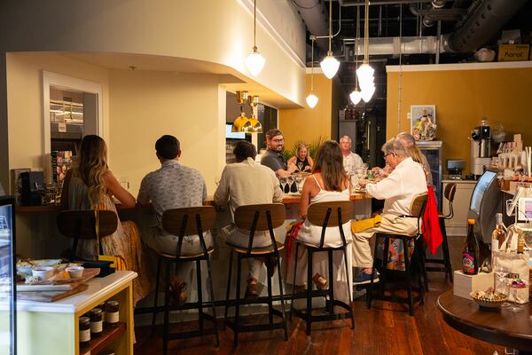 Guests can dine at the counter at Dottie's Market in Savannah. (Courtesy of Angela Hopper/Dottie's Market)
